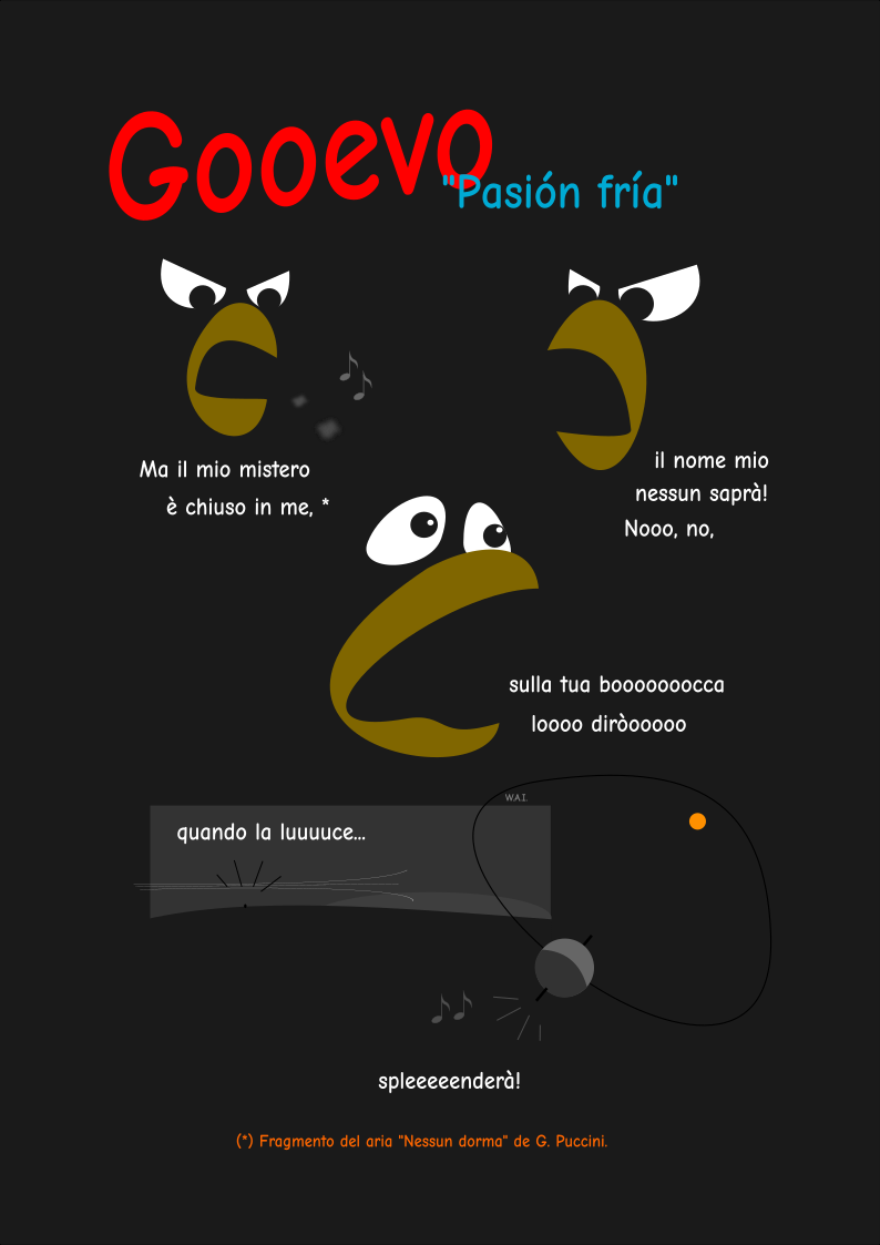 Gooevo - Tira cómica - Pasión fría.