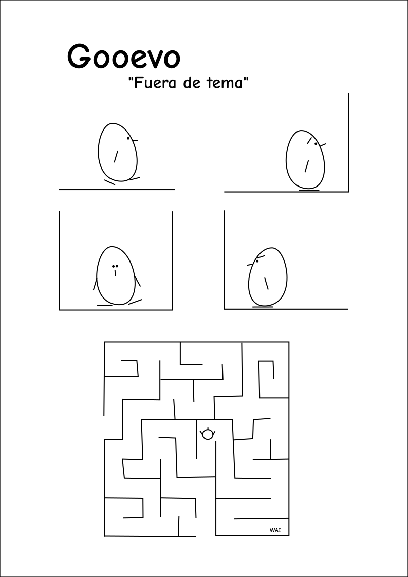 Fuera de tema - Gooevo - Tira cómica