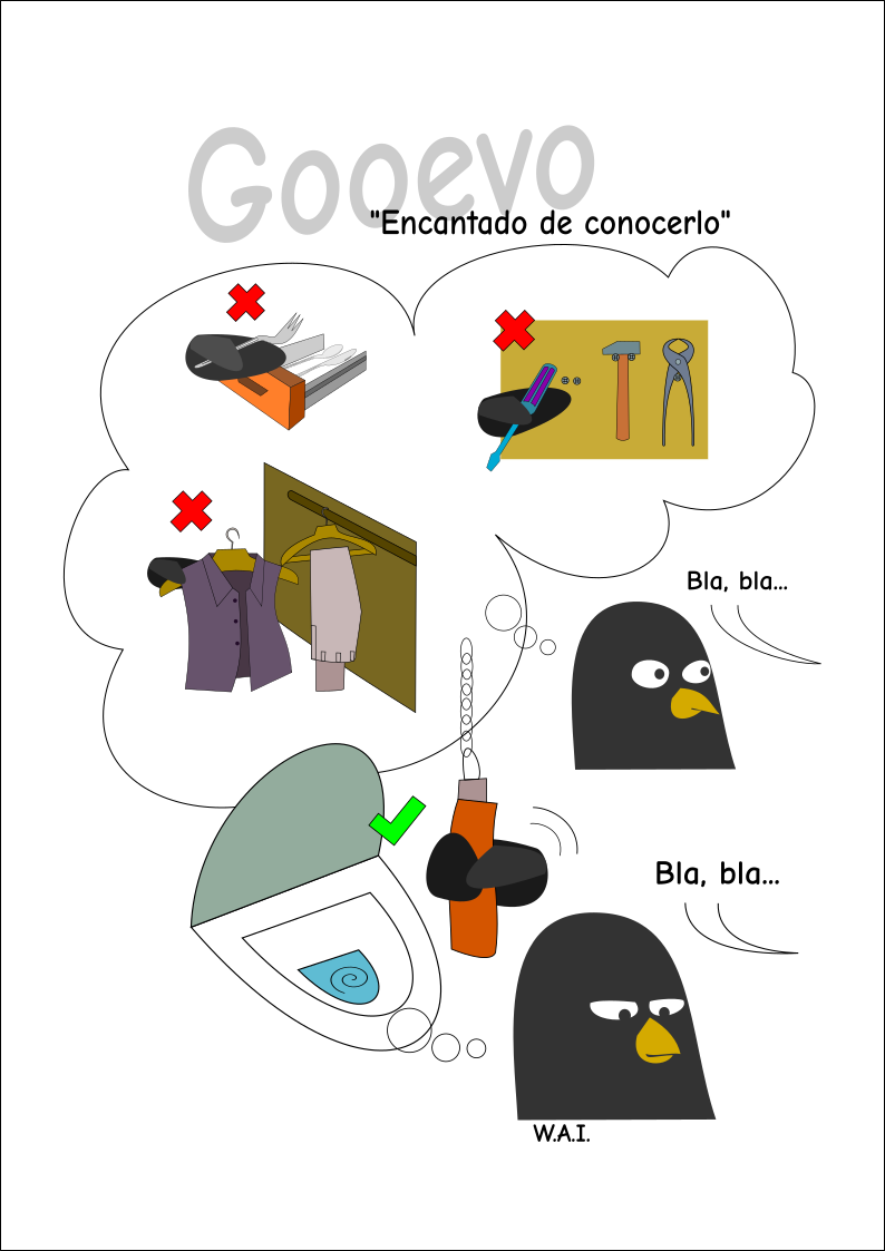 Gooevo - Tira cómica - Encantado de conocerlo