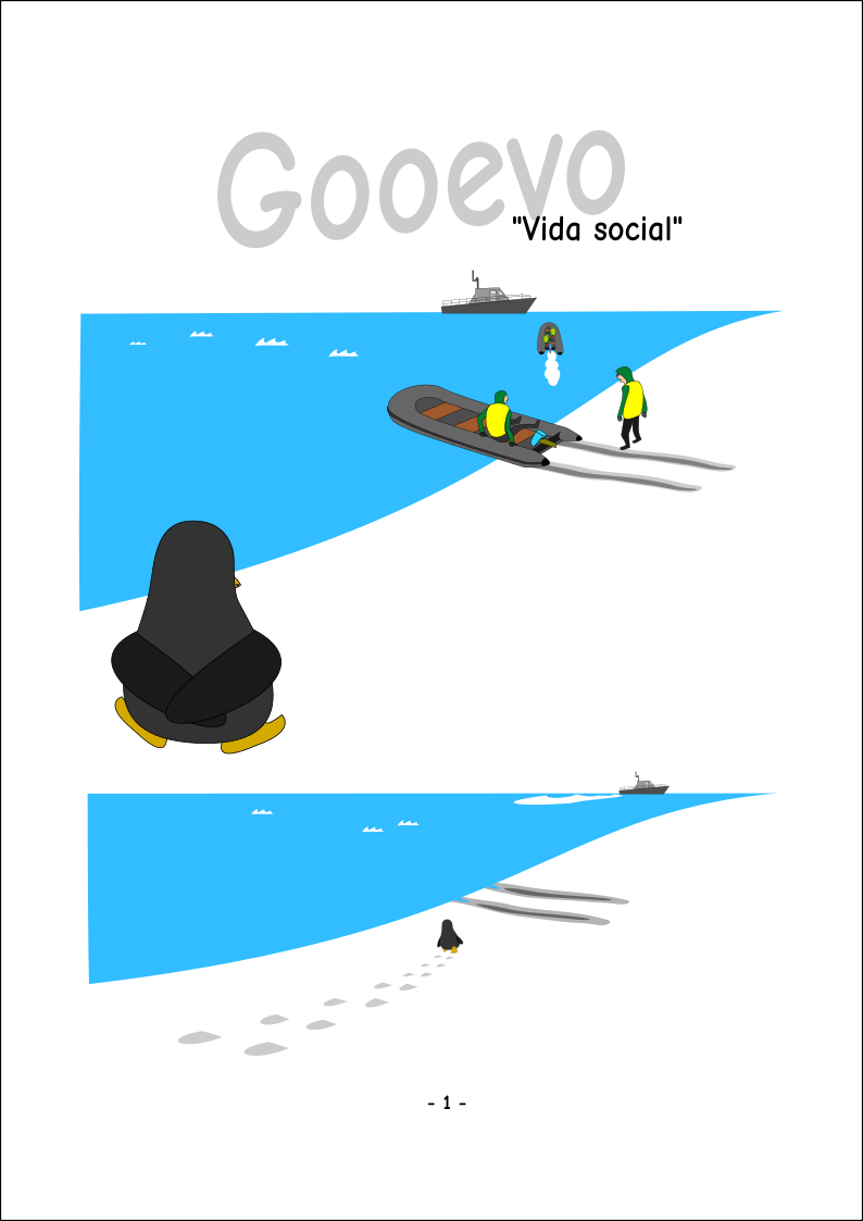 Gooevo Comic - Vida social pag 1